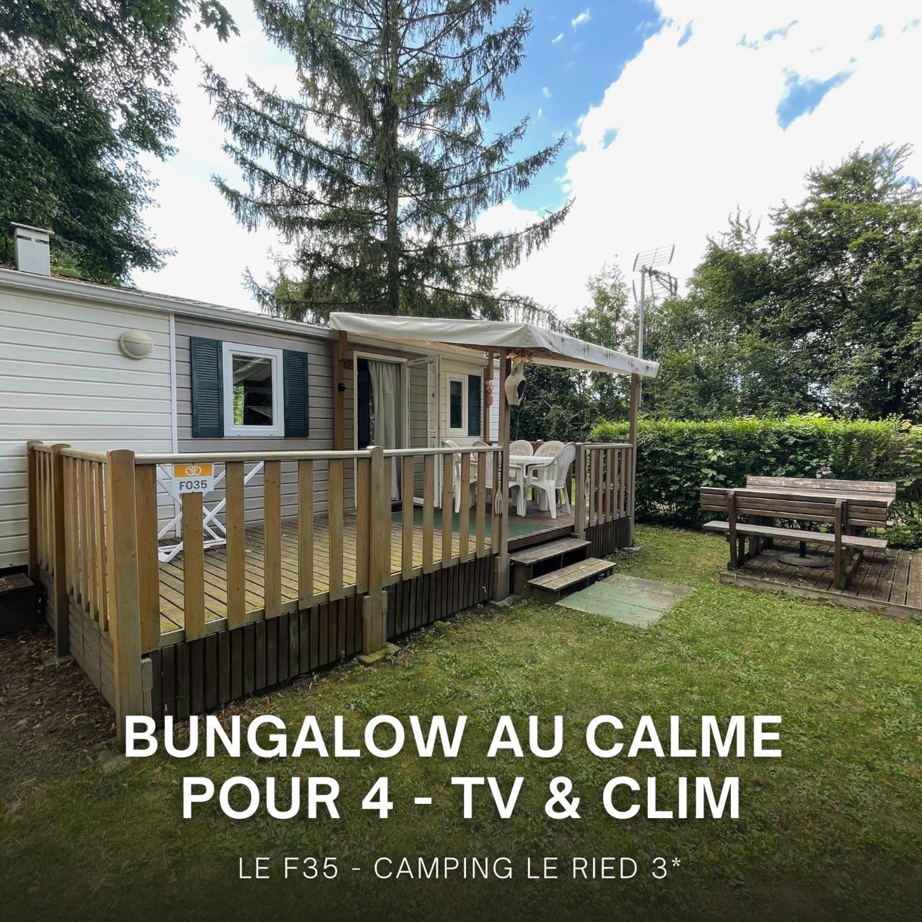 Chez Roger - Bungalow Climatise Avec Tv - 2 Chambres 4 Personnes Boofzheim Buitenkant foto